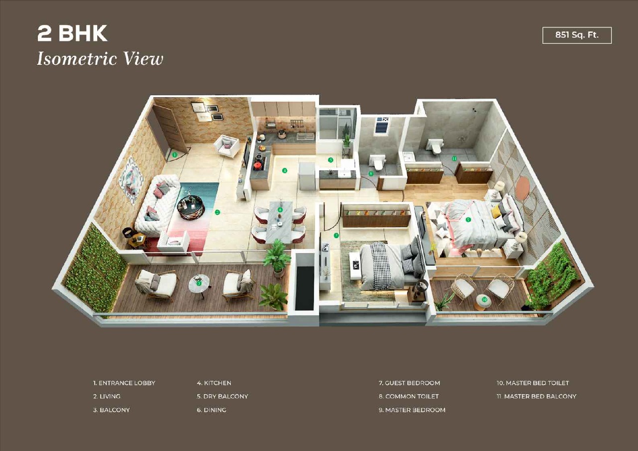 2 BHK Plan