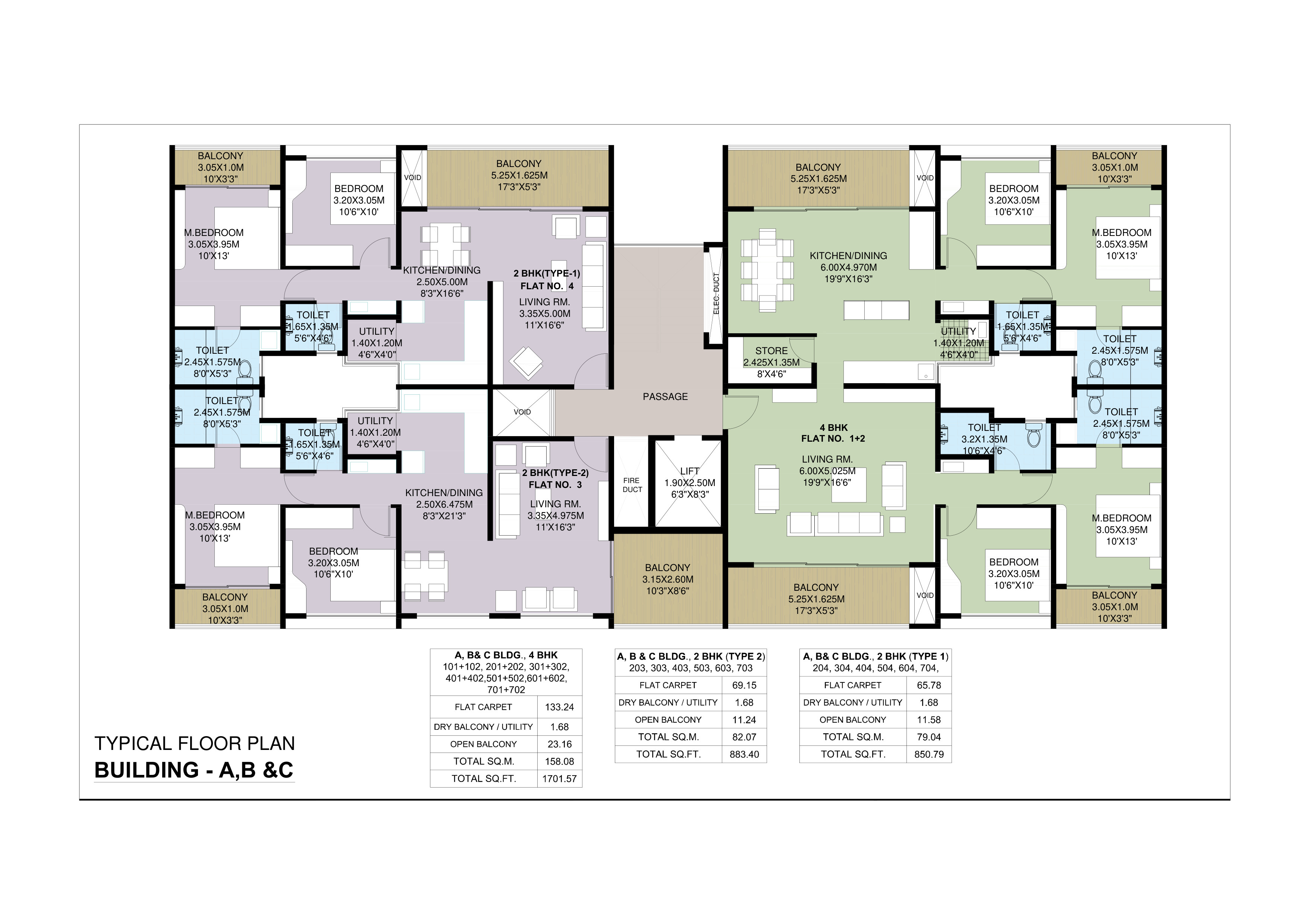 3 BHK Plan